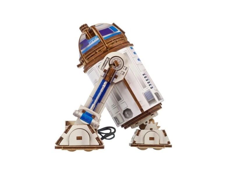 Ugears 3D dřevěná mechanická skládačka Star Wars R2-D2